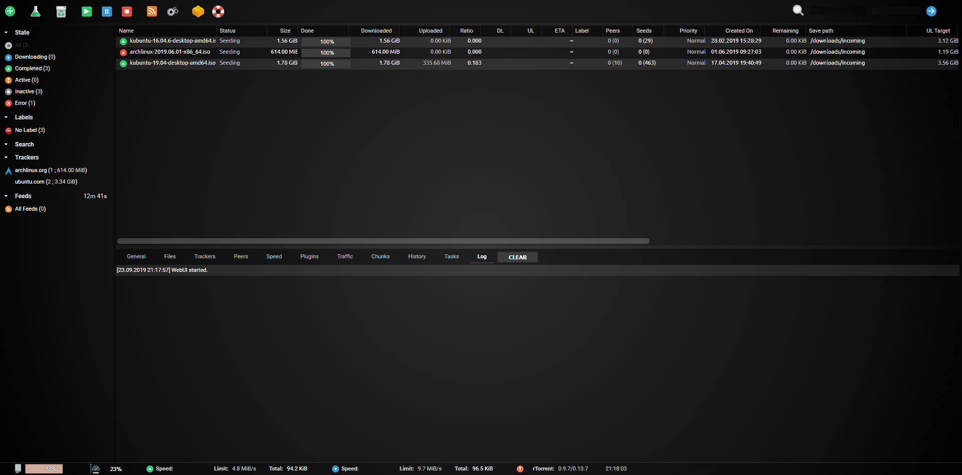 Rtorrent rutorrent nginx